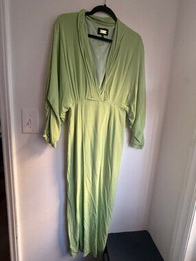 Alexia Admor Sage Green Wrap Dress Sz 6 Masters Weekend